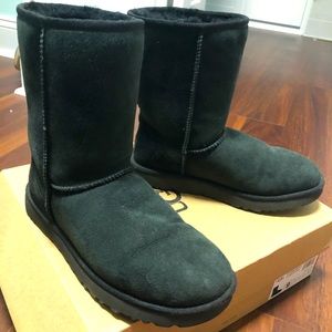 Classic Short II Black Ugg Boots